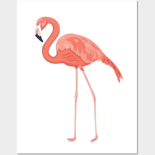 Flamingo Art Wall Art by SWON Design